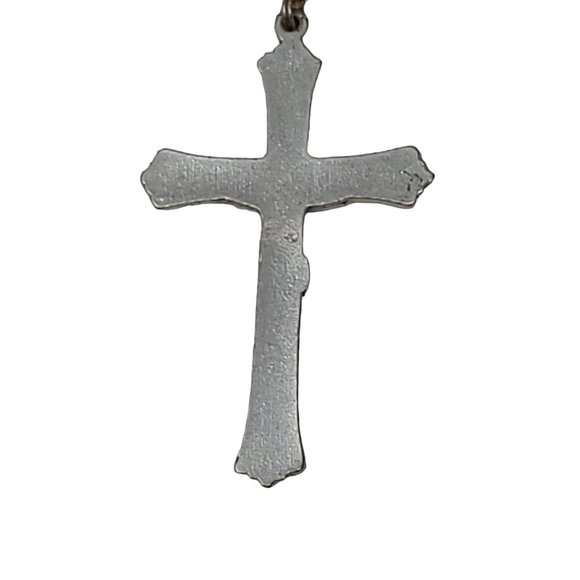 NOS Vintage Rosary Black Beads Malco Boxwood K of C Knights of Columbus 7693 - Picture 6 of 16